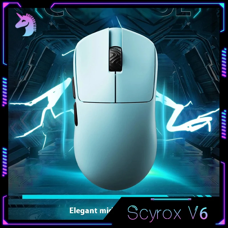 

Scyrox V6 Mouse Low Latency Gaming Mice Lightweight Wireless Mouse Ergonomic Mouse Customized For Esports Gamer Pc Accessories