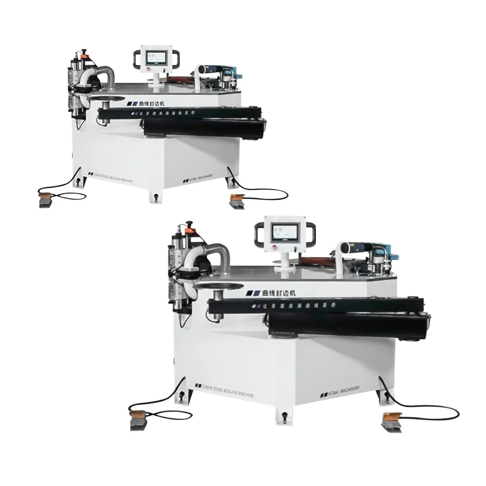 Folding Arm Curve Sealing Manual Edge Bander Machine PVC Edge Banding Machine