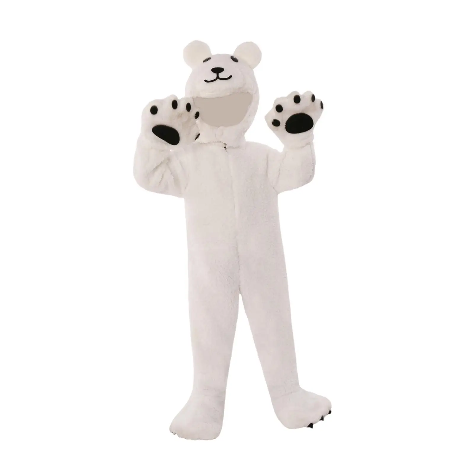 

Kids Polar Bear Costume Novelty Cosplay Pajamas for Festival Role Play Party XL