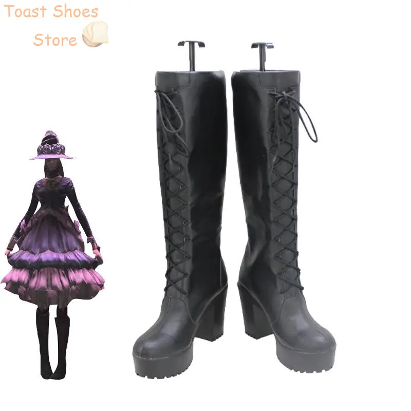 Ff14 Edda Cosplay Schoenen Pu Lederen Schoenen Halloween Party Boots Cosplay Prop Kostuum Prop