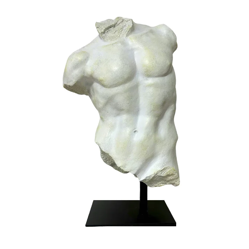 Nordic Creative New Character Resin Statue Ornament Home Living Room Model House Retro Art Bust of David