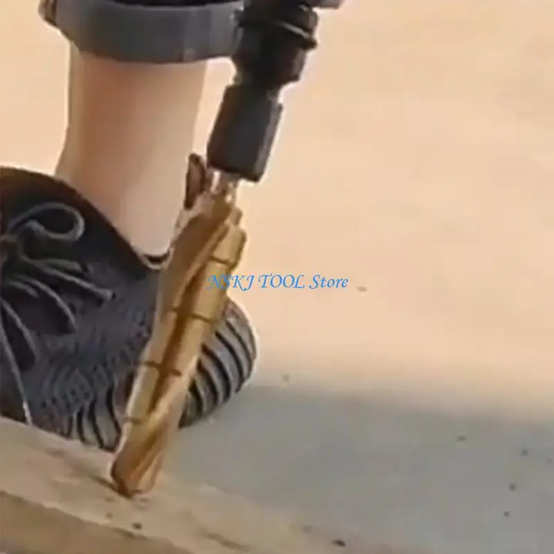 L8RC INDUSTRIAL INDUSTRIAL PASSO PROPRIE Impatto da 1/4 pollici SHANK HATO ACCIAIO