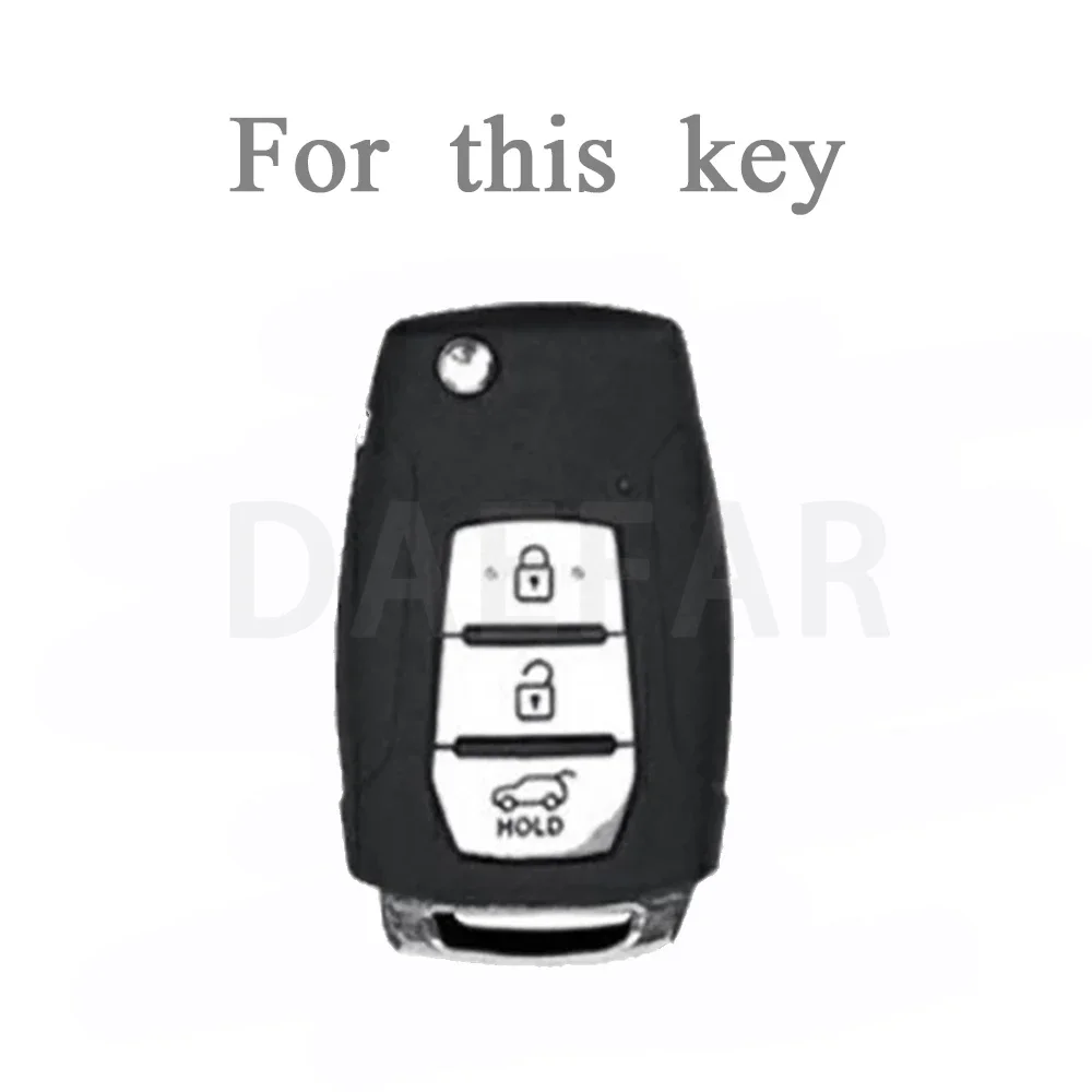 TPU Remote Key Case Cover For Korean Ssang Yong Key Case for SsangYong Kyron 2 Sanka Actyon Korando Tivoli Musso Keychain