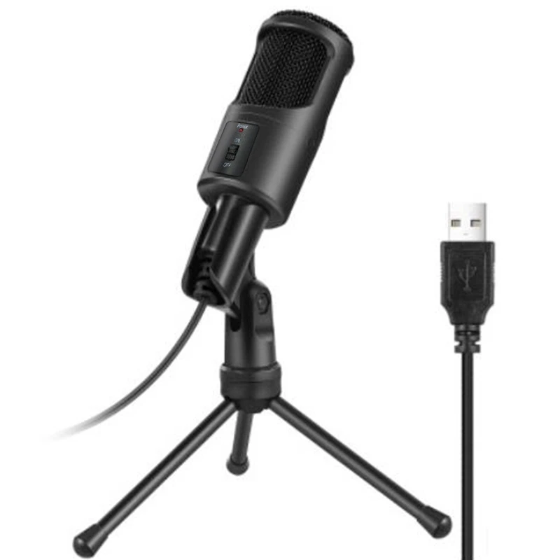 

USB Microphone,Condenser Microphone For Computer PC Mic With Stand For Recording,Podcast,Gaming,Streaming Mic For Skype