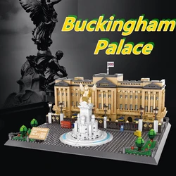 Assembly Blocks Architecture Buckingham Palace Model Building Bricks Kit UK Landmark Educational Toys Gifts For Adults