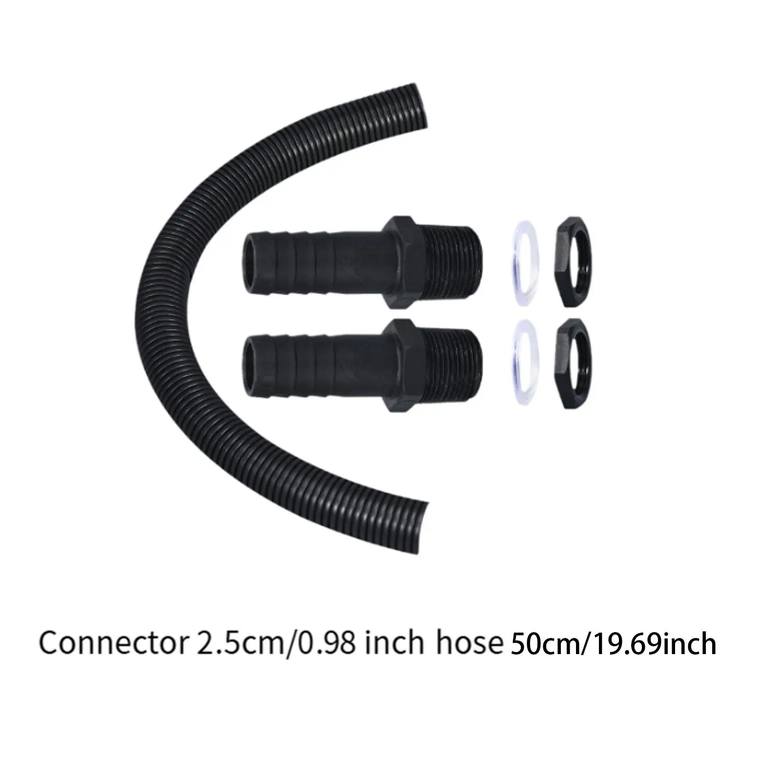 Rain Barrel Connector Kit Water Collection Home Butt Connector Pipe Link Kit