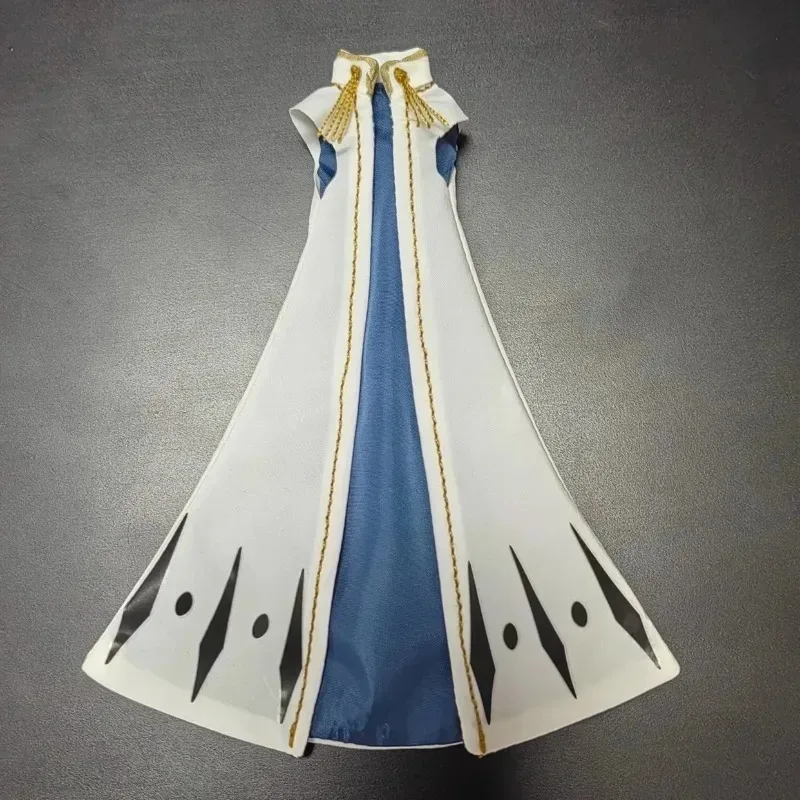 1/12 مقياس الذكور الأبيض أكمام سترة واقية مع سلك الحديد عباءة عمل أرقام الملابس نموذج لجسم الجندي Shf 6 بوصة