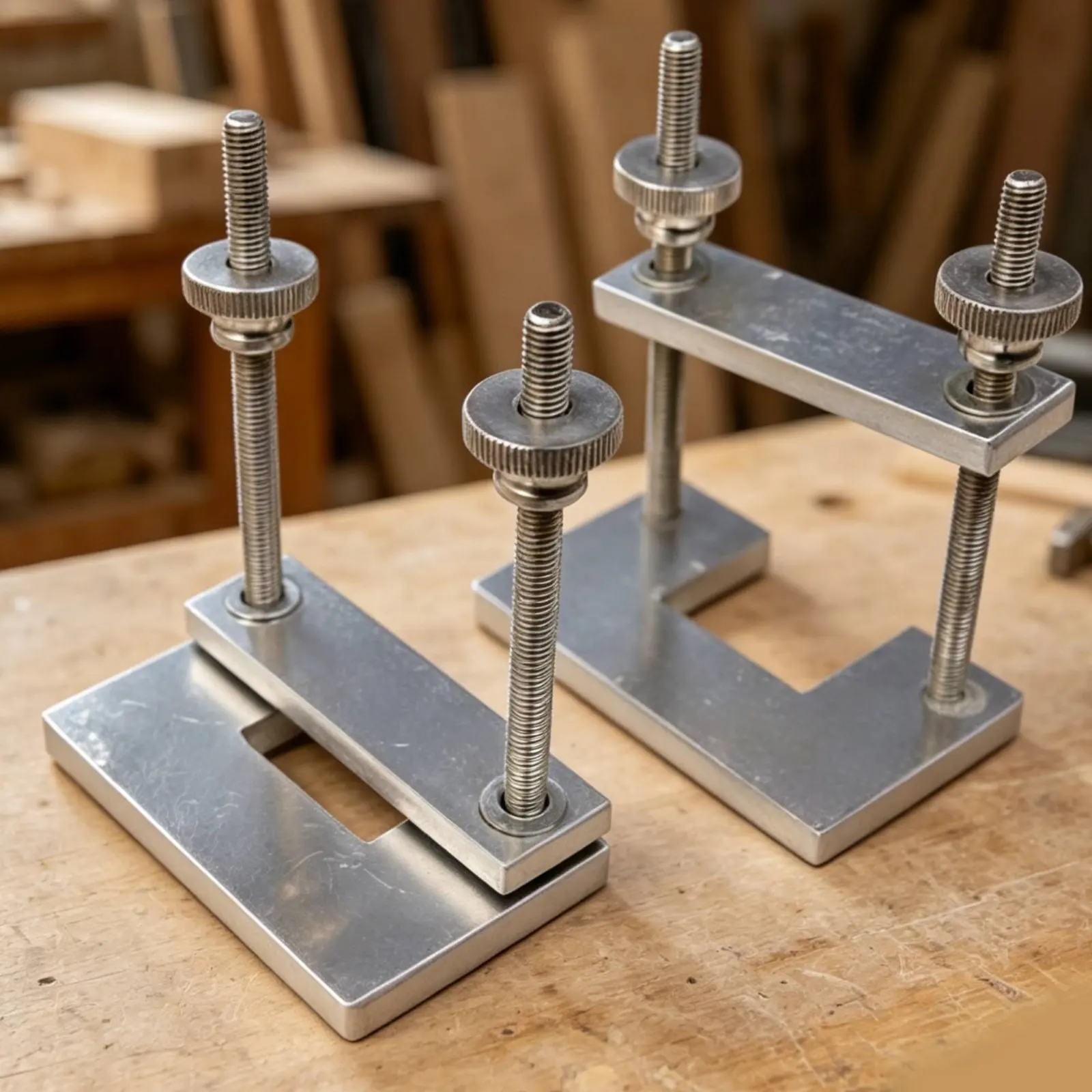 Picture 5: 2 Pieces End Block Gluing Clamp Adjustable Violin Repair Clamp for Workshop