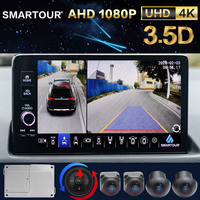 Smartour AHD1080P 720P 3.5D 360 Degree Camera Surround View Right+Left+Front+Rear View Camera For Android Radio HD Night Vision
