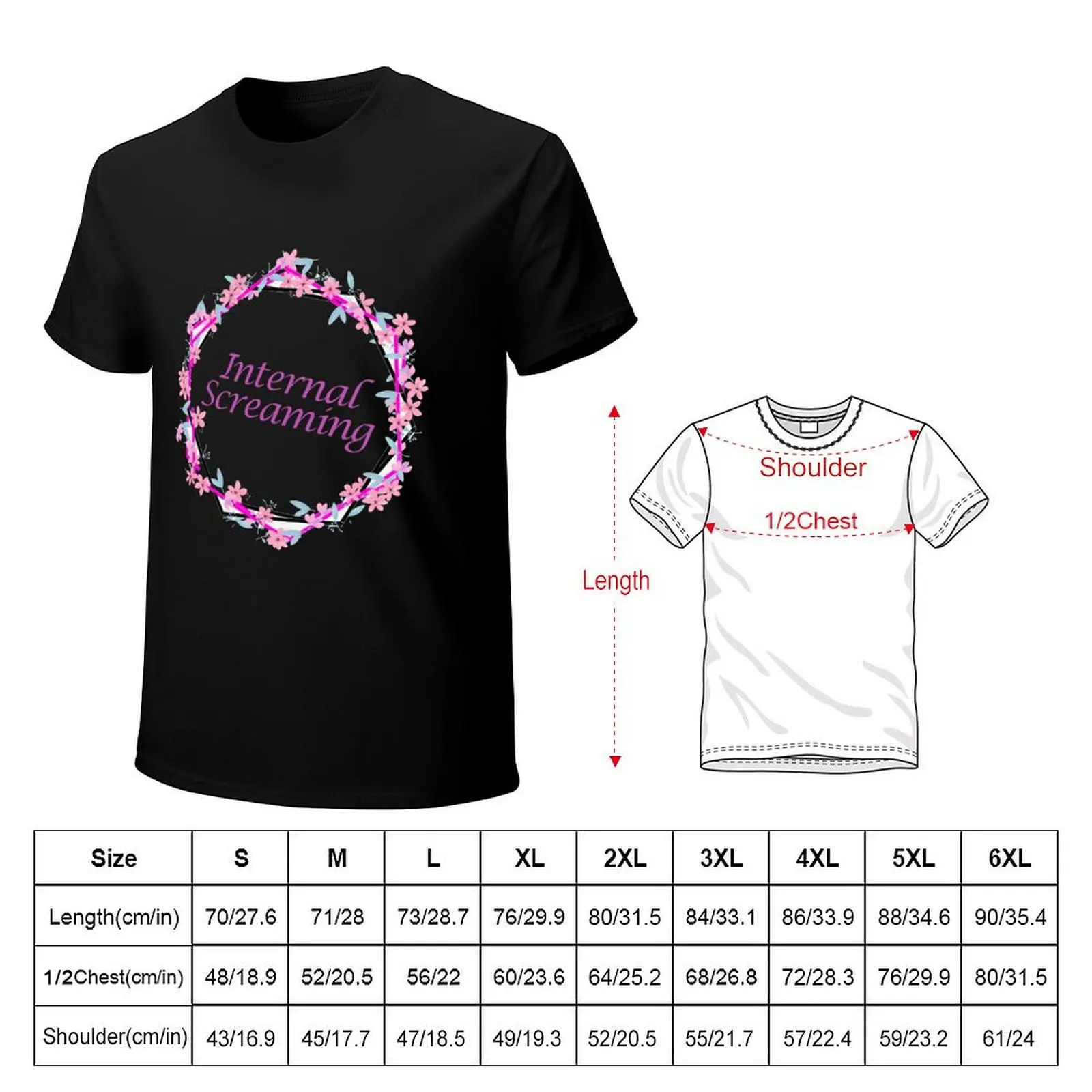 Internal Screaming T-Shirt Heavy Duty Casual Work Tee