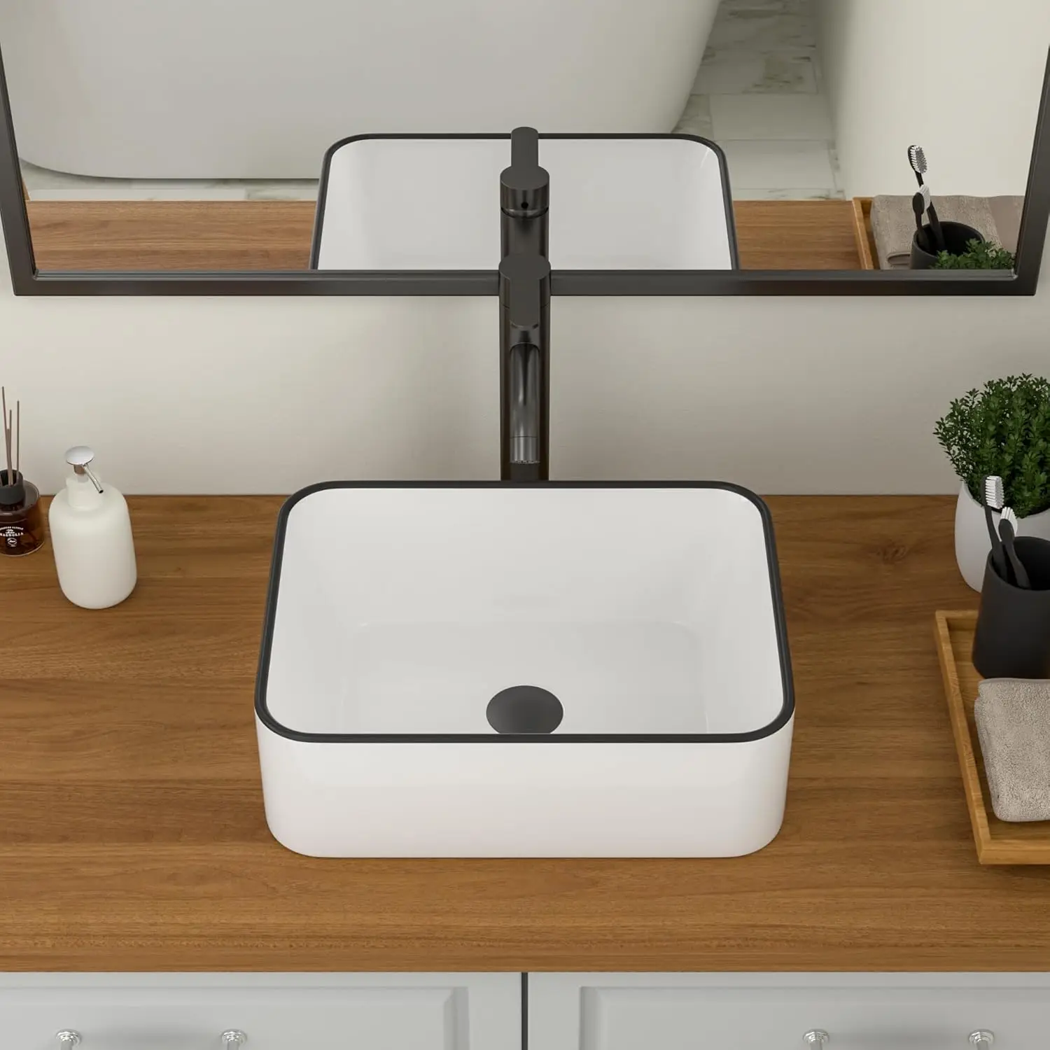 White Sink-Style Si… - image