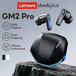 Lenovo Wireless GM2 Pro Bluetooth 5.3 Earphones Gaming Low Latency Dual Mode Music Earbuds Sports In-Ear Headset With Mic Gifts