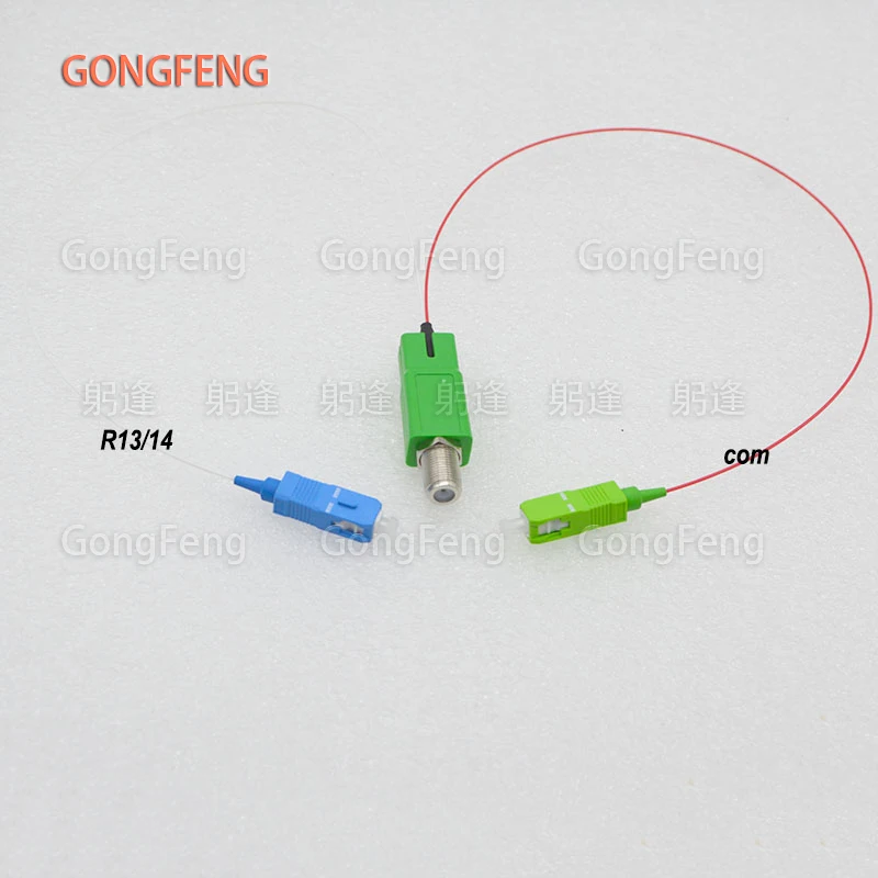 Imagem -05 - Ftth Catv Mini Node Receptor Óptico Passivo Adaptador de Conversão Fotoelétrica Equipamento de Comunicação Óptica Wdm Novo 10 Pcs