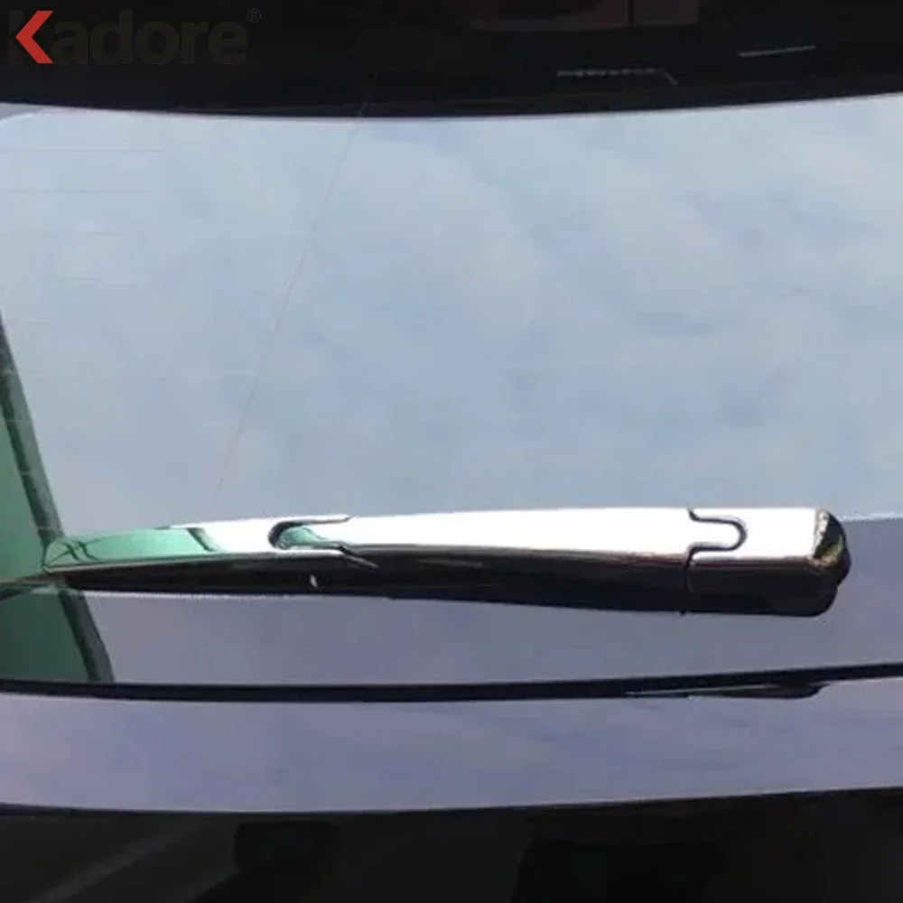 لبيجو 3008 GT 2017 2018 2019 2020 كروم النافذة الخلفية ممسحة قطاع غسل غطاء الكسوة سيارة ملصق الملحقات الخارجية #3