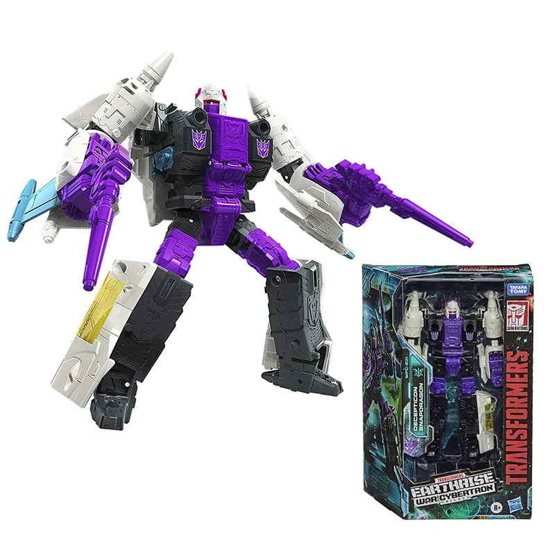 Transformers Generations War for Cybertron: Earthrise Voyager WFC-E21 Decepticon Snapdragon Triple Changer Action Figure Gift