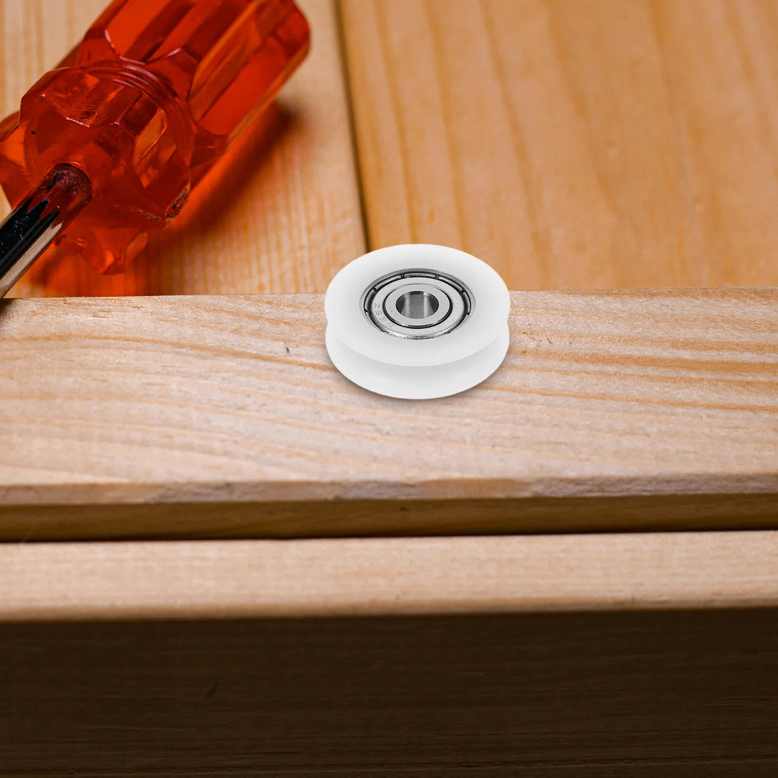 5 stücke Kunststoff Schiebe Rad Pom U Nut Lager Pulley Ersatz Für Schiebetüren Fenster Scheune Schrank Tür Track Pulley