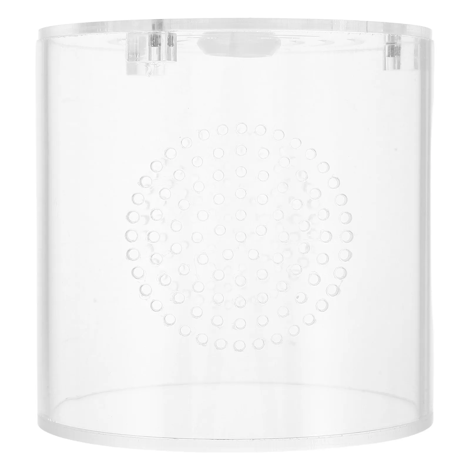 Portable Transparent Acrylic Spider Enclosure Mini Reptile Cage Ventilated Terrarium Small Insect Habitat Spider Feeding Box