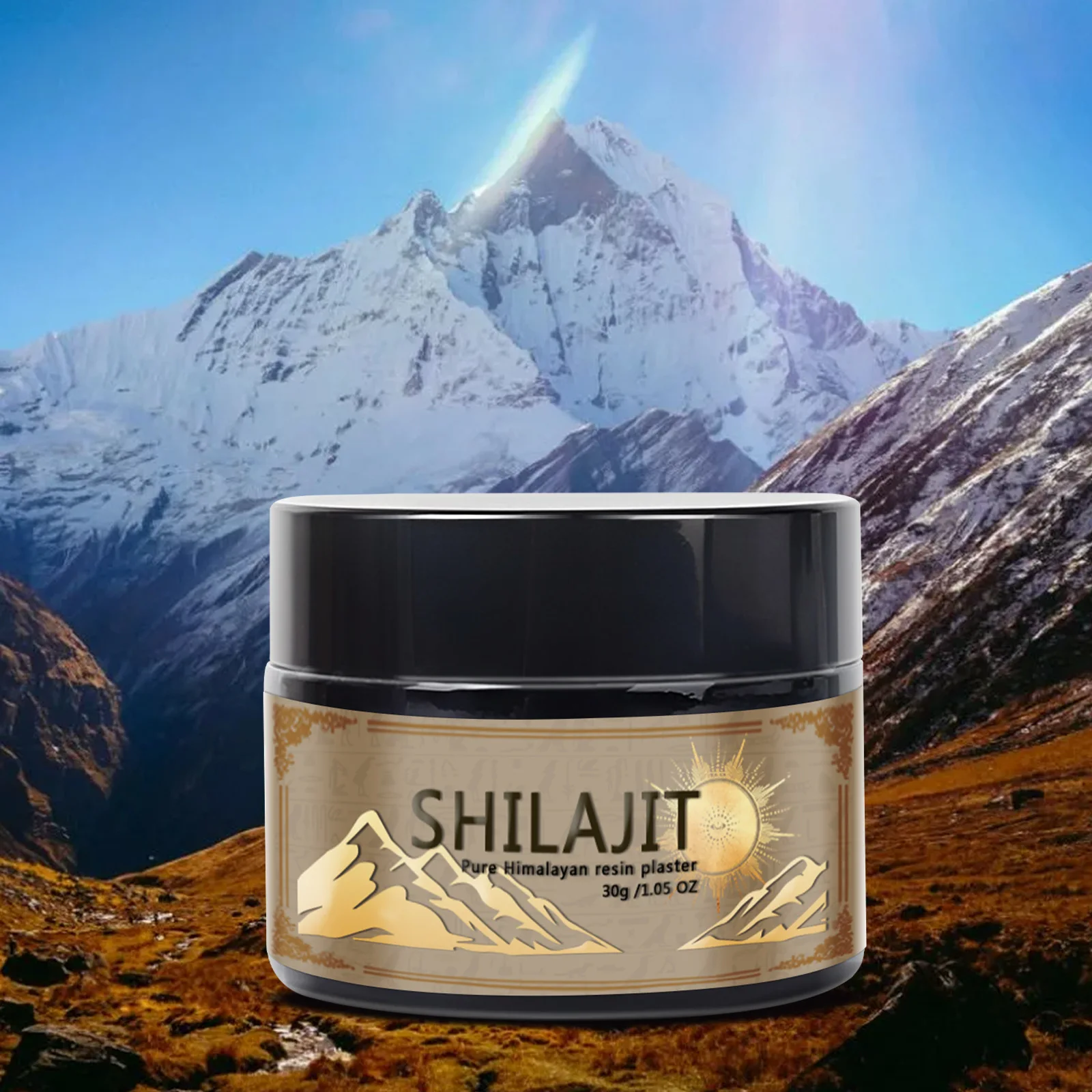 Pure Himalayan Shilajit Resin , Natural Pure Shilajit Resin Lab Fulvic Acid Tested 85+ Trace Minerals