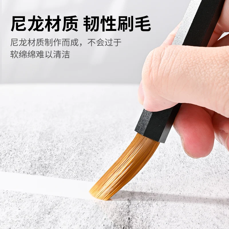 MOSHI Model Stiff bristle cleaning brush Recesses Debris removal Crevice cleaning Metal handle For Plastic Model Craft Tools DIY