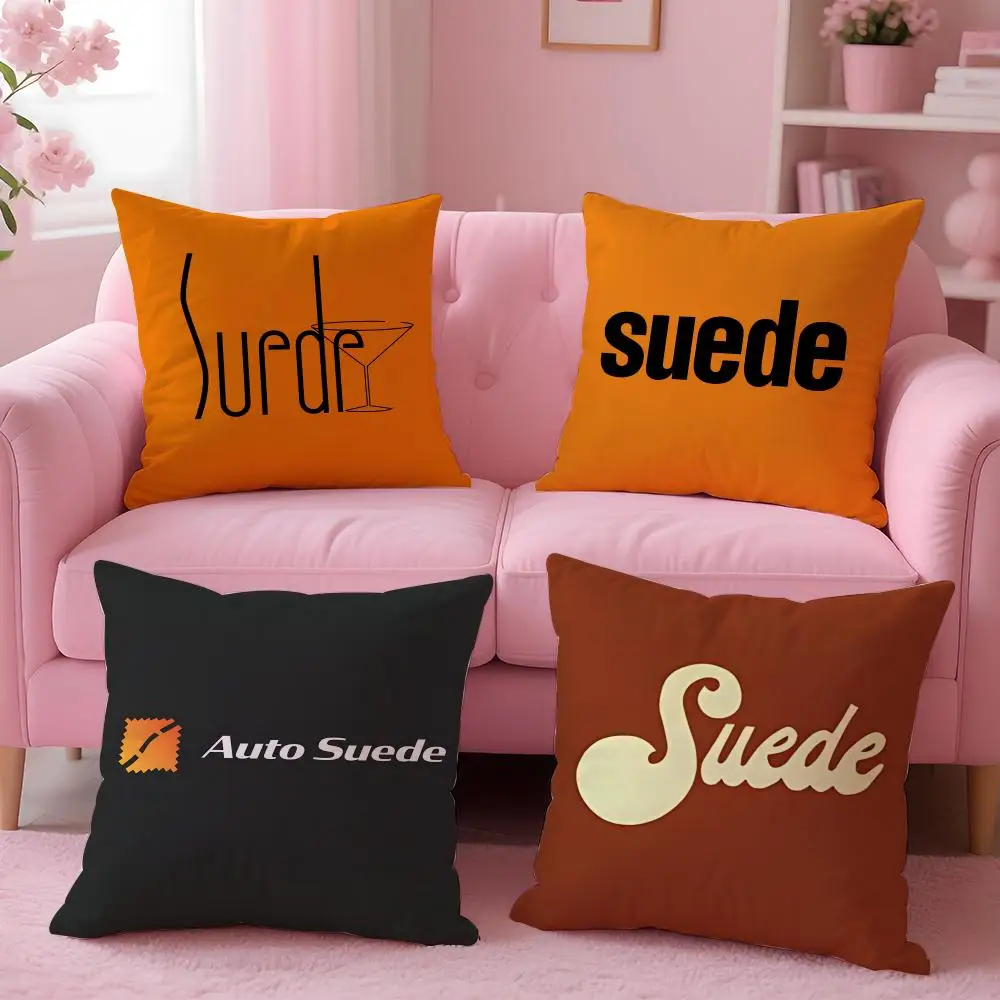 rock Suede Cushion Cover Cushion Cover Set 4Pcs 50x50 45x45 40x40 Pillowcase Decorative Sofa Home Decor