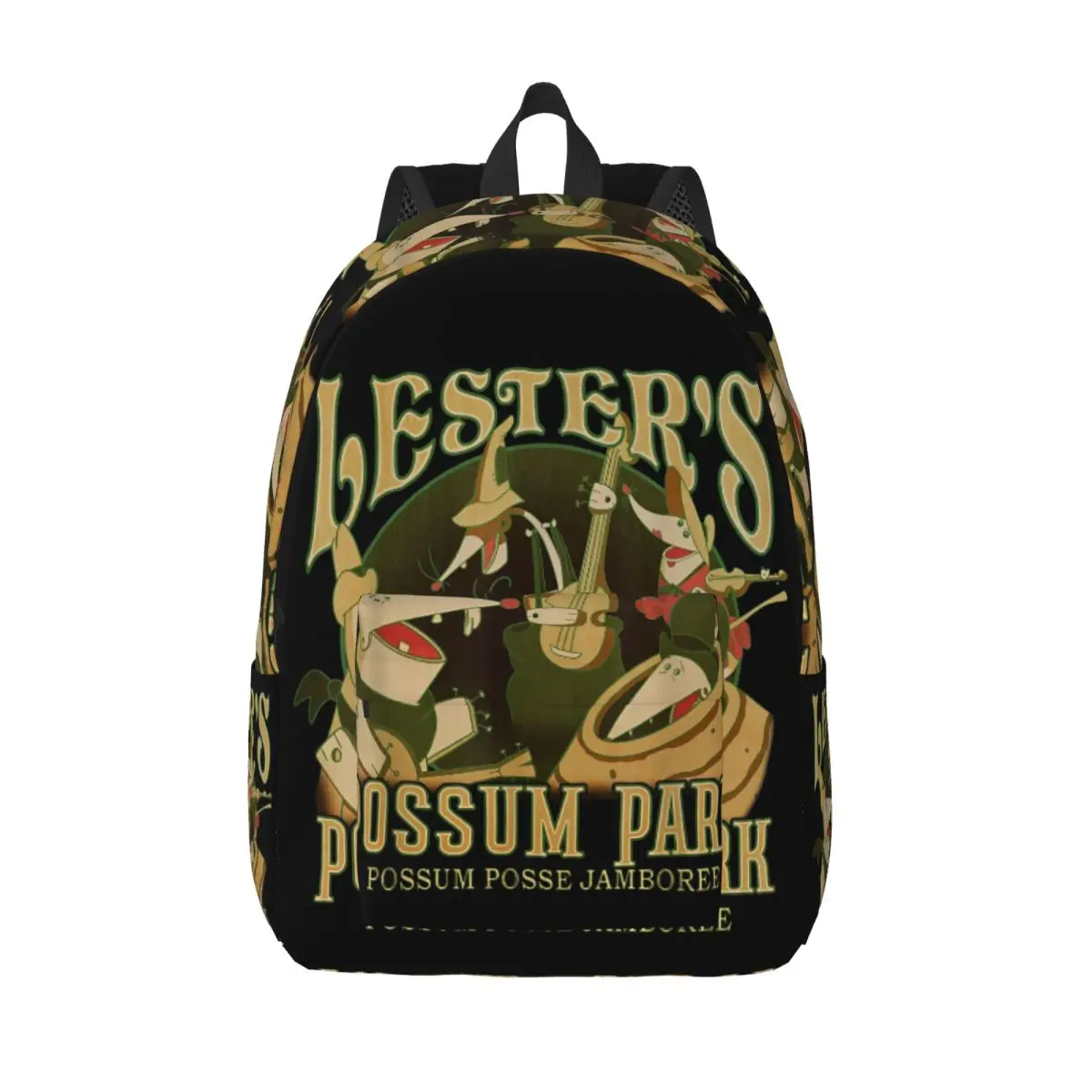 

A Goofy Movie Lester's Possum Park Casual Backpack Outdoor Student Work Cartoon Daypack for Men Women Laptop Canvas Bags