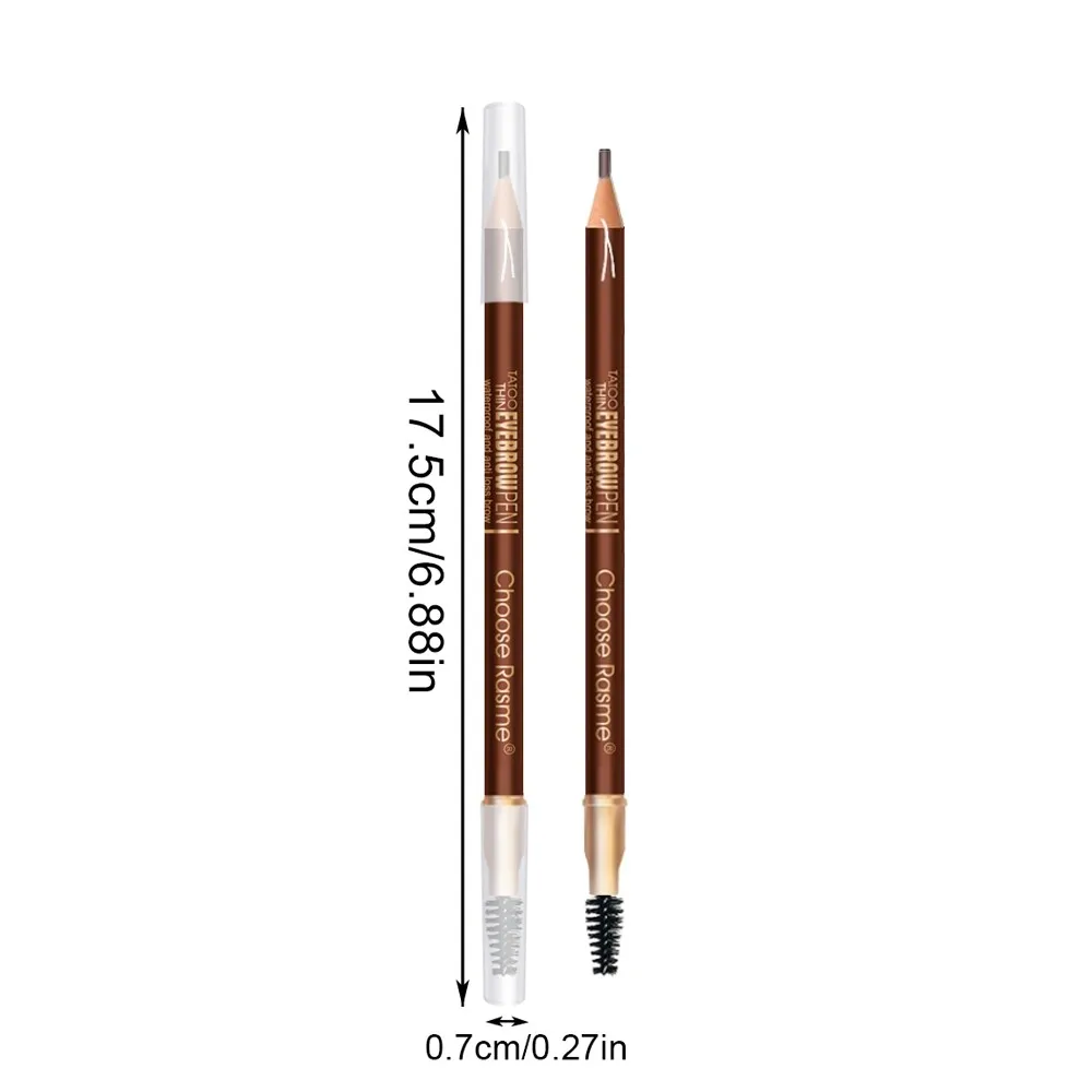 المهنية مايكرو قلم الحواجب المشكل قلم الحواجب مبراة تأثير طويل الأمد منقار على شكل أداة النحت قلم الحواجب #6