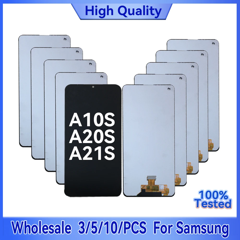 

Оптовая продажа, 5/10 шт./лот для Samsung A10S A20S A21S, ЖК-дисплей с сенсорной сборкой
