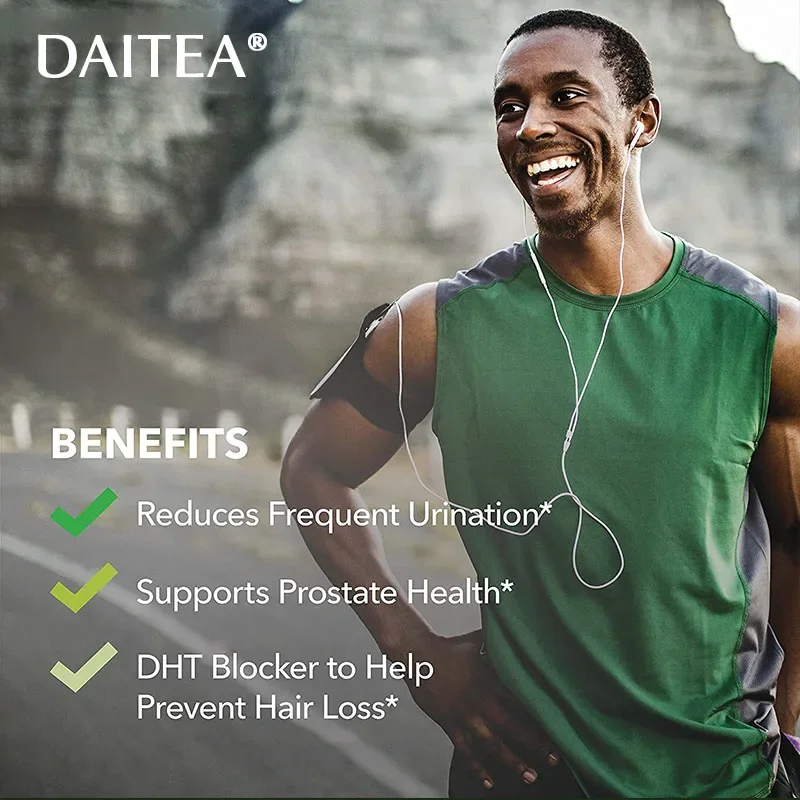 Daitea Saw Palmetto Extract | 120 Capsules | Non-GMO and Gluten-Free Formula | Saw Palmetto Berry | Urinary Tract Health