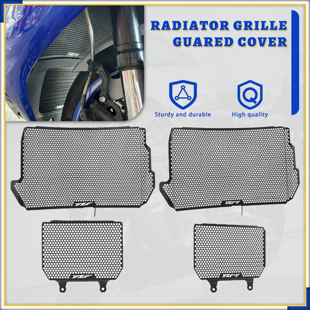 

For YAMAHA YZF-R1M YZFR1 YZF R1 Motorcycle Radiator Oil cooler Guard Protective R1M YZFR1M 2015 2016 2017 2018 2019 2020-2024