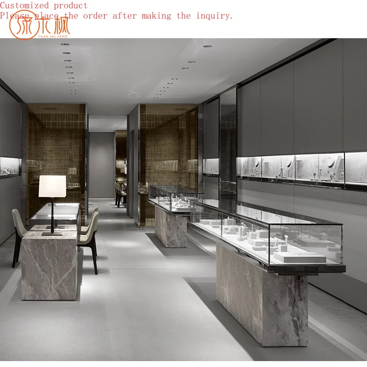 

High Quality Material High-end Jewellery Store Furniture Custom Decorative Jewelry Shop Interior Design