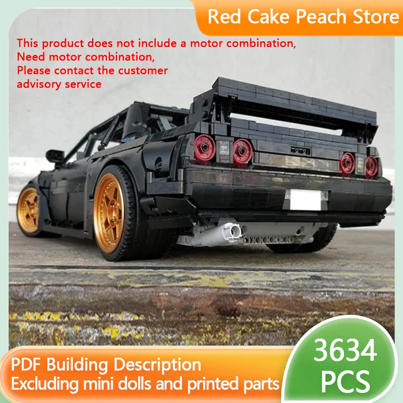 

Speed Champion Model MOC Building Bricks R32 GTR Top Tier Sports Car Modular Technology Assemble Children Suit Toy Gift Holiday