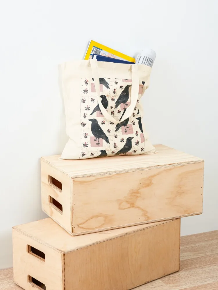 Royal Crow Vintage Pattern Tote Bag cute pouch bag shopper bags shopper bag women Woman shopper