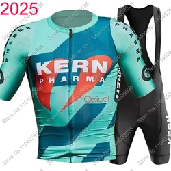 2025 Kern Pharma Team Cycling Jersey Set Summer Men Bicycle Spain Clothing Road Bike Shirts Suit Bicycle Bib Shorts MTB Maillot