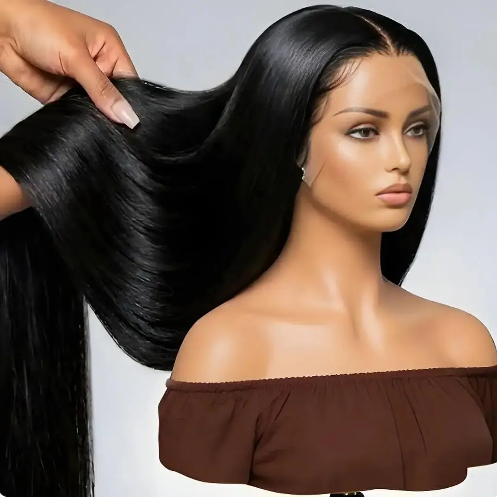 

Прямые парики Bone Straight 13x6 HD с фронтальной шнуровкой, 100% натуральные человеческие волосы, 34 дюйма, прозрачный парик 13x4 с шнуровкой, плотность 220, предварительно выщипанные, безклеевые парики