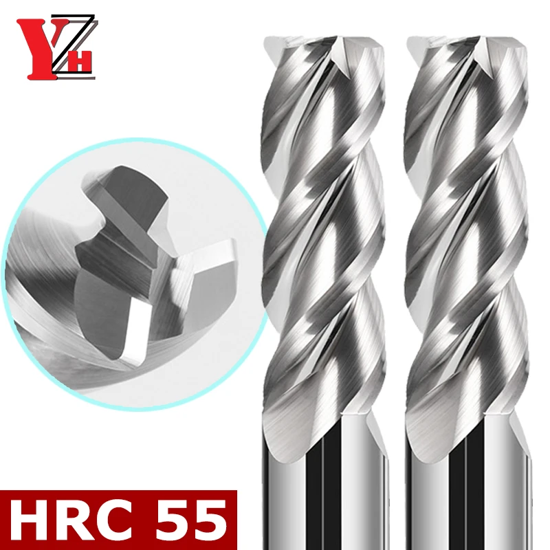 

Aluminum Corner Radius End Mill CNC HRC55 3 Flute Milling Tools Tungsten Steel 2R0.5 3R0.5 4R0.5 5R0.5 6R0.5 8R0.5 10R0.5 12R0.5