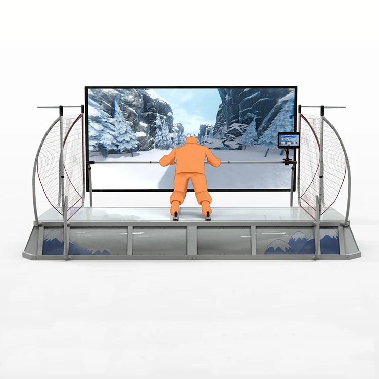 Jeux interactifs d'intérieur Simulateur de ski Vr Snow Racer Simulateur de snowboard
