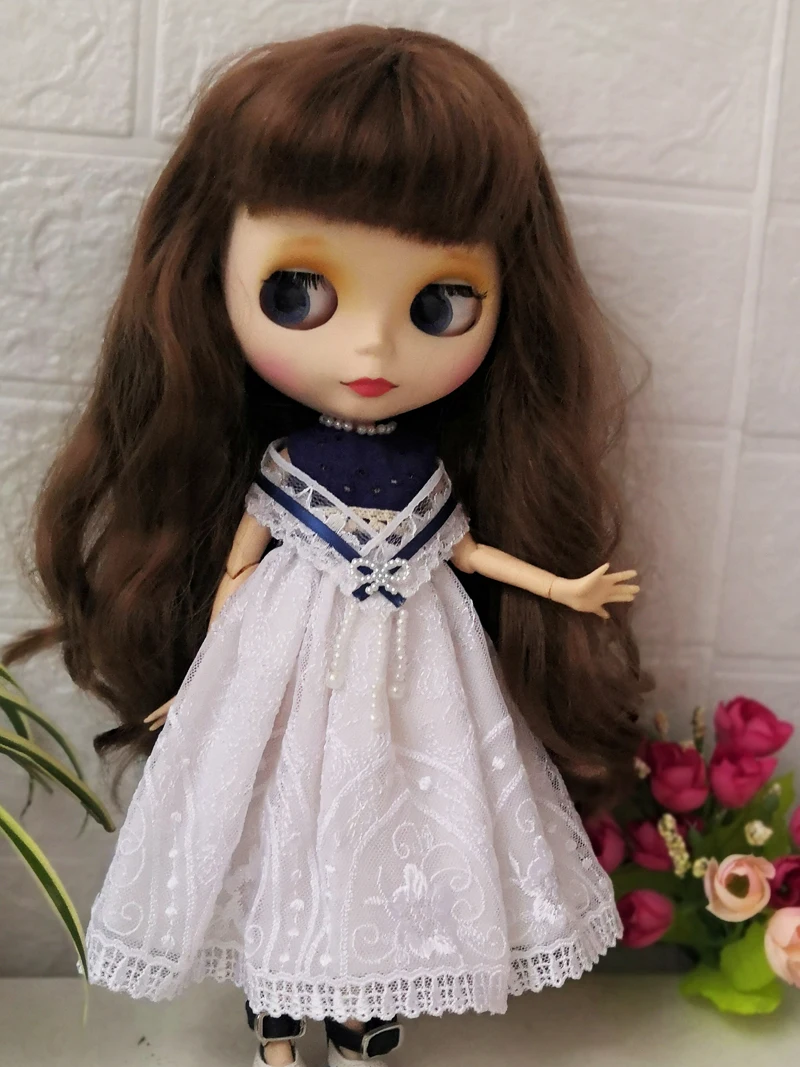 

Blythe clothes 1/6 30 cm shawl dress bjd toy Clearance (Fit for Pullip,Ob24, Licca)