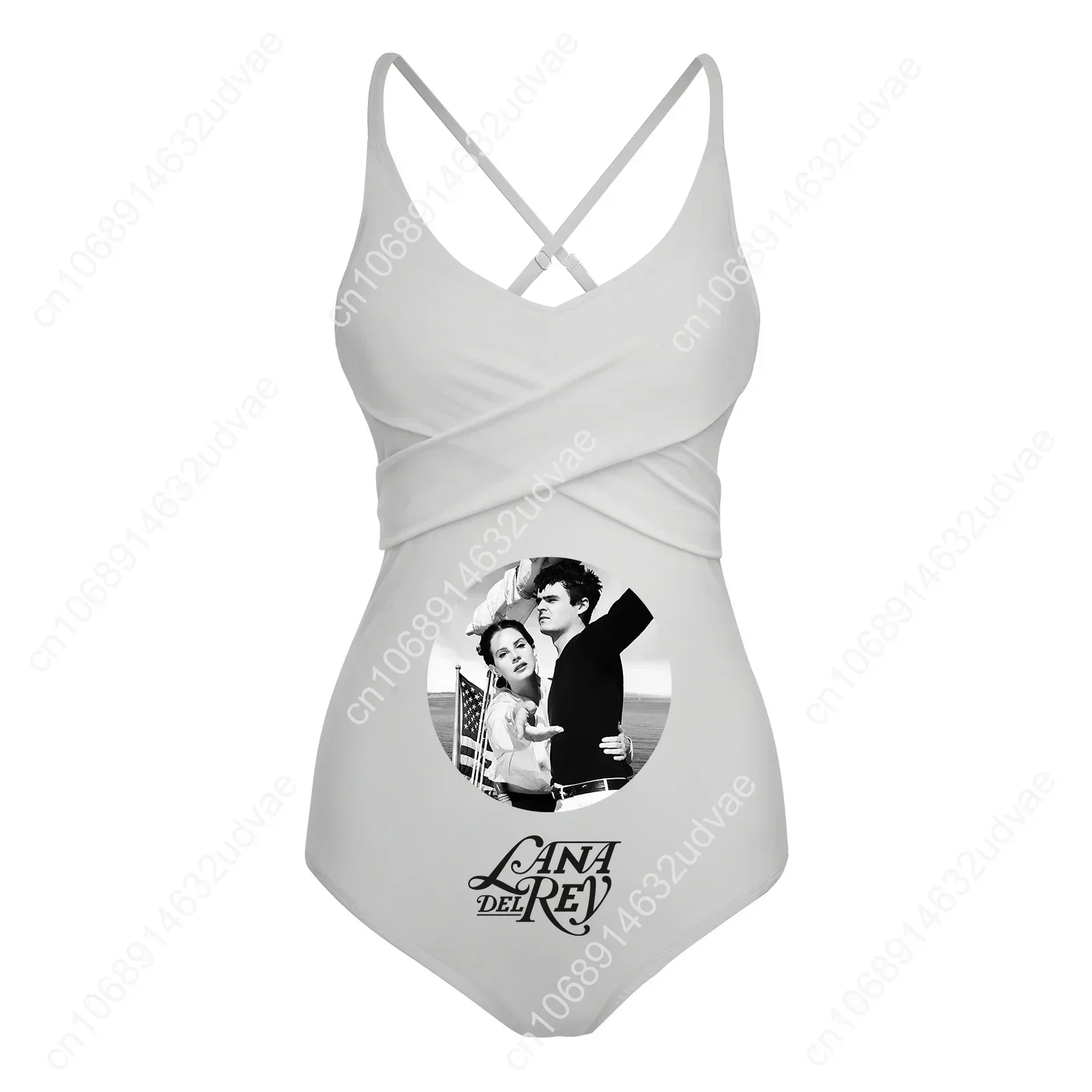 Lana Del Rey Singer Swimsuit Womens Sling Swimsuits Personalized Sexy Swimwear Pool Party Bikini Summer Customize Bathing Suits