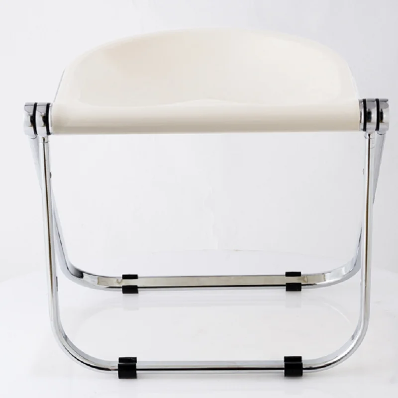 Wuli House Minimalist Dining Chair Transparent Antique Furniture Folding Stool In Chair Acrylic Stool Plastic Crystal Chair 2024