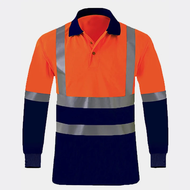 Reflective T-Shirt Safety Vest for Men with Reflection Tapes Work Vest Fluorescent Yellow Workwear Vest ﻿