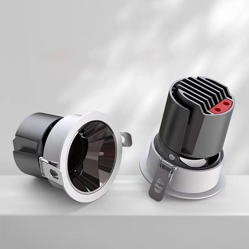 Modern Design High Quality Anti-Glare Cob Downlight Full Spectrum Aluminum Wall Washer Ceiling Recessed LED Spotlight