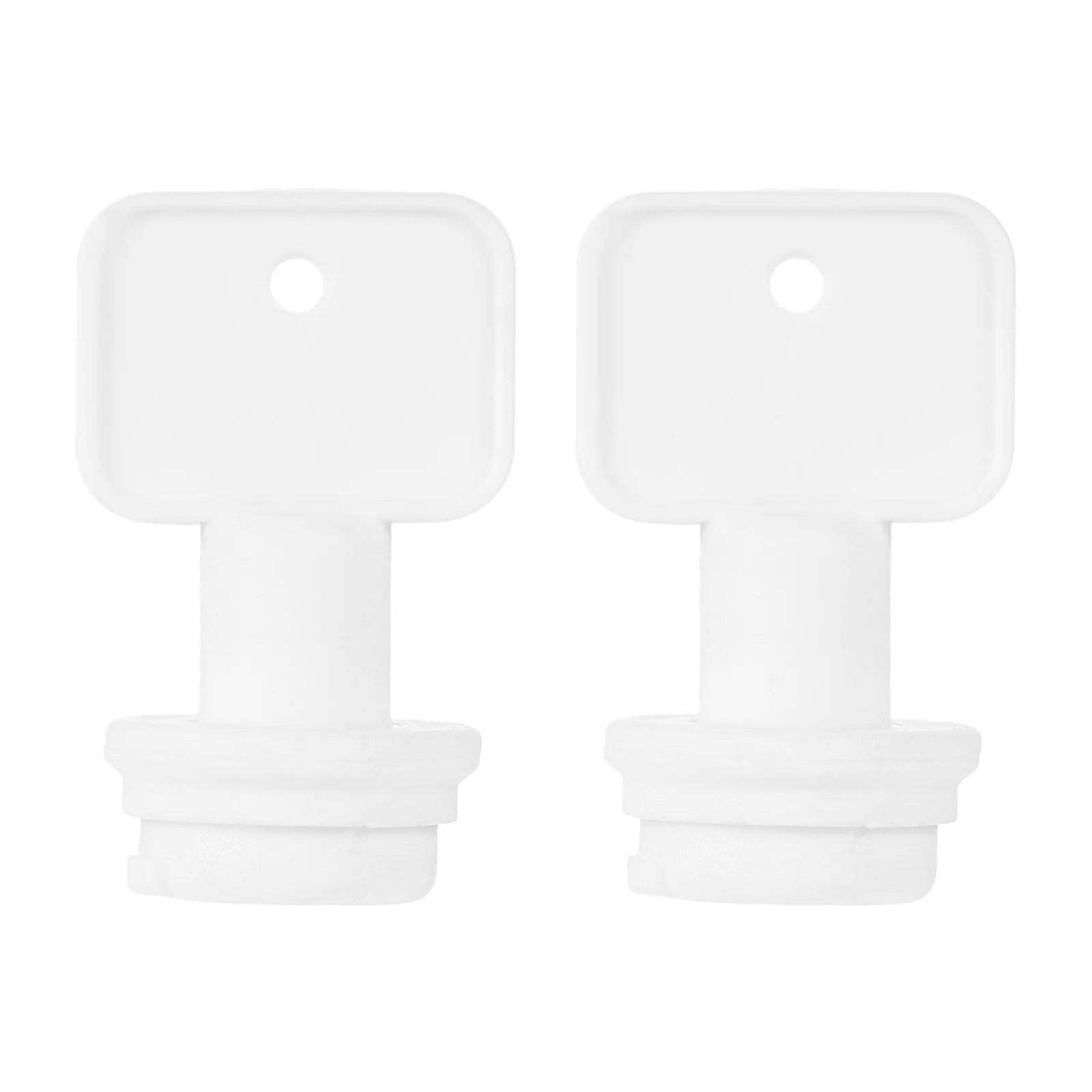 

2PCS Paper Towel Tissue Box Key Toilet Holder Plastic Dispenser Stand White Universal Replacement Commercial Multilocation