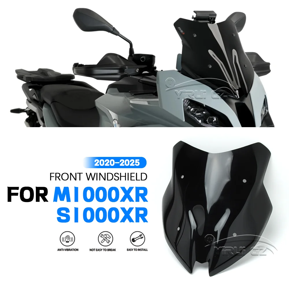 

Windscreen Wind Deflectors For BMW S1000XR M1000 XR S1000XR M1000 XR s1000xr m1000xr 2020-2024 2025 NEW Thicken Large Windshield