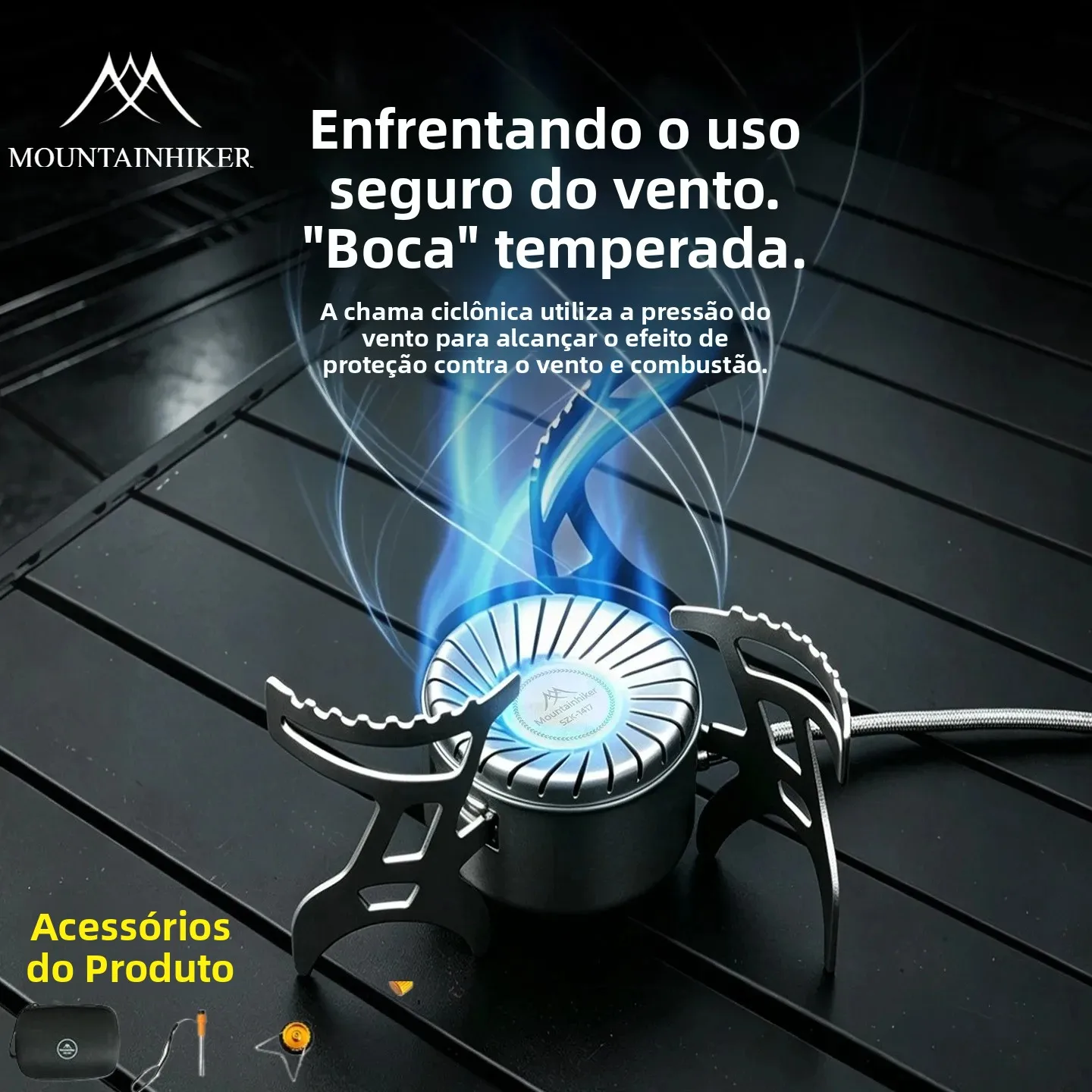 mountainhiker-キャンプストーブ-4200w-ハイパワー分割折りたたみ式ポータブルガスブタン屋外バックパッキングハイキング調理用