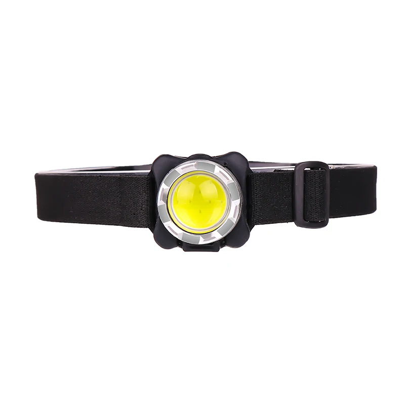 ZK20 Dropshipping LED Headlamp COB Headlight USB Rechargeable Head Lamp Waterproof Built-in Battery Red and White Light