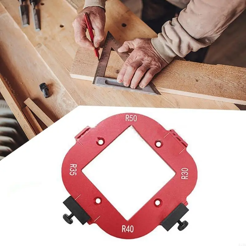E15A Trimming Machine Cutting Fillet Template for Woodworking Electric Routers Slotting Woodboard Trimming Machine Positioning