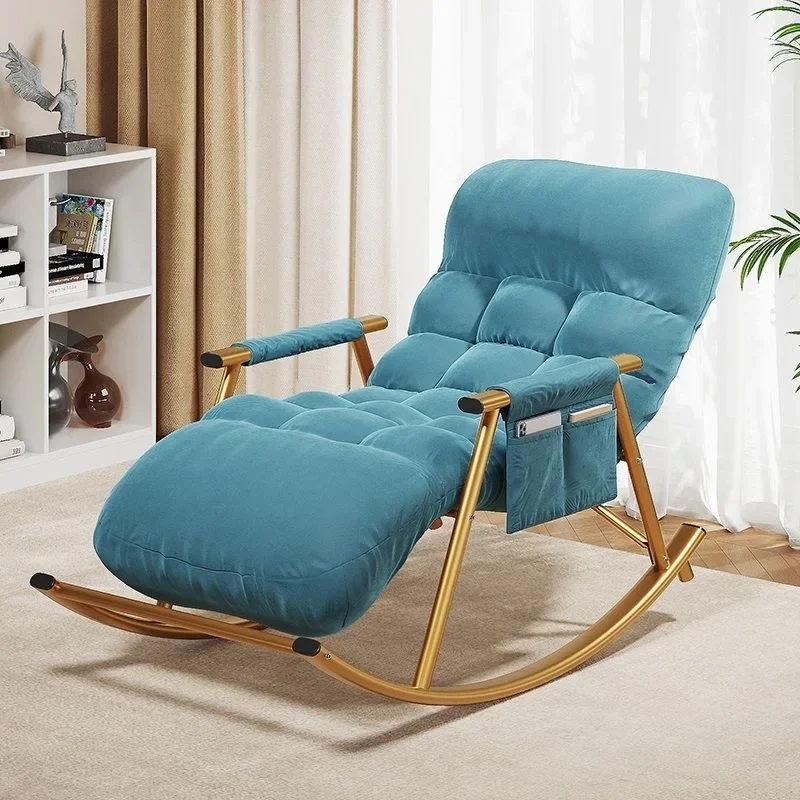 Lunch chair Chaise Lounge rocking chair adult recliner living room balcony indoor leisure Yaoyao lazy sofa Living Room Furniture