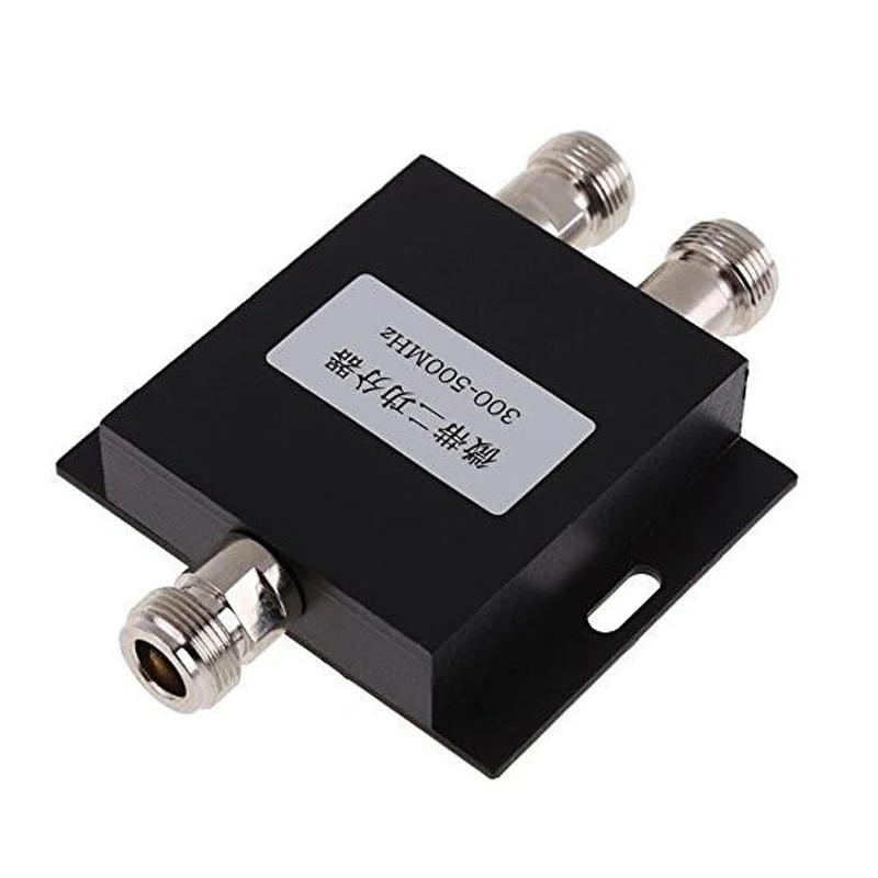 New 2 Way N Power Splitter Microstrip 300mhz~500MHz N female power divider signal cable VHF UHF splitter Fast shipping