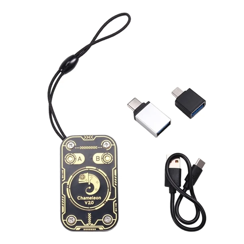 

B48A Chameleon Ultra V2.0 RFID Smart Chip Reader Emulator 125Khz 13.56Mhz Card Decode NFC Duplicator 4Xuid Key+3Xuid Card