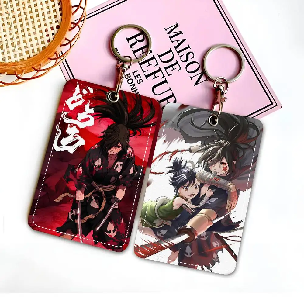 

Держатель для карт в стиле аниме Dororo Hyakkimaru, подходит для кредитных карт, автобусной карты, мягкий кожаный прямоугольный брелок, защитный чехол